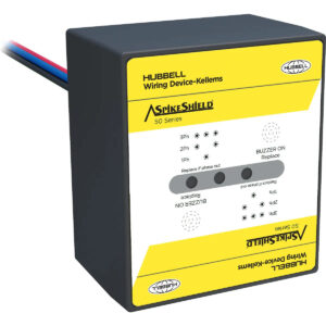 Panel de protección contra sobretensiones, 50 kA, 120 V, acero CAT. NO. HBL3PB50ALU